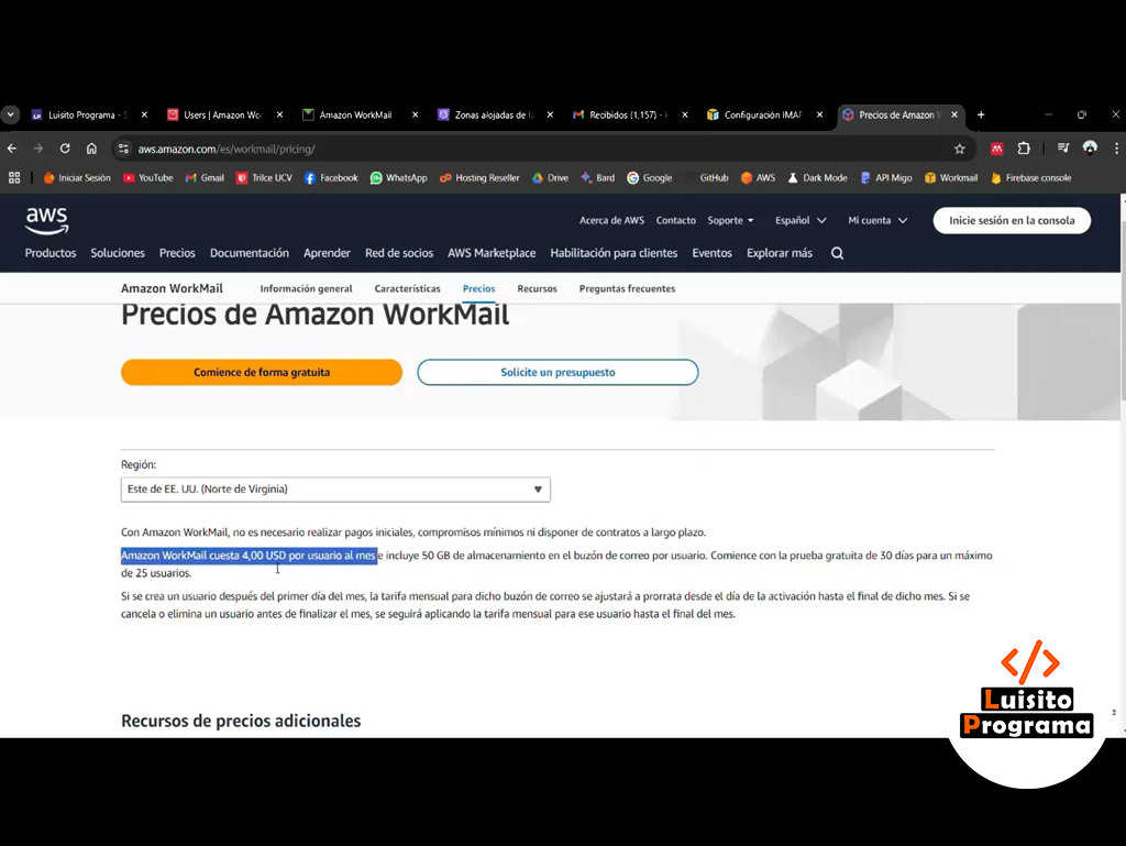 correo-corporativo-aws-workmail-outlook